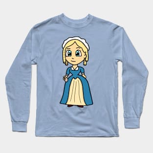 Chibi Elizabeth Maxwell Steele (Large Print) Long Sleeve T-Shirt